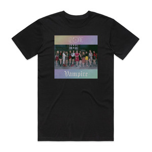 IZ_ONE Vampire Album Cover T-Shirt Black IZ_ONE Vampire Album Cover T-Shirt Black
