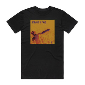 Indochine Indo Live Album Cover T-Shirt Black Indochine Indo Live Album Cover T-Shirt Black