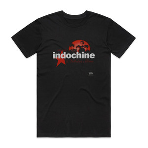 Indochine Le Birthday Album 1981 1996 Album Cover T-Shirt Black Indochine Le Birthday Album 1981 1996 Album Cover T-Shirt Black