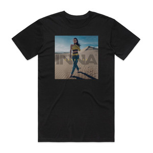 Inna Hands Up Album Cover T-Shirt Black Inna Hands Up Album Cover T-Shirt Black