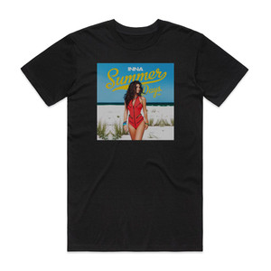 Inna Summer Days Album Cover T-Shirt Black Inna Summer Days Album Cover T-Shirt Black