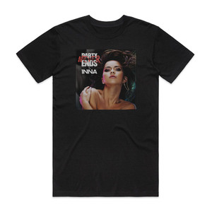 Inna Party Never Ends 2 Album Cover T-Shirt Black Inna Party Never Ends 2 Album Cover T-Shirt Black