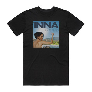 Inna Sun Is Up Album Cover T-Shirt Black Inna Sun Is Up Album Cover T-Shirt Black