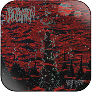 Obliteration Black Death Horizon Album Cover Sticker Obliteration Black Death Horizon Album Cover Sticker