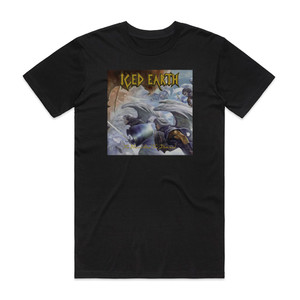 Iced Earth The Blessed And The Damned Album Cover T-Shirt Black Iced Earth The Blessed And The Damned Album Cover T-Shirt Black