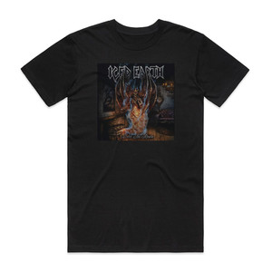 Iced Earth Enter The Realm Album Cover T-Shirt Black Iced Earth Enter The Realm Album Cover T-Shirt Black