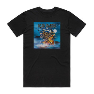 Iced Earth Alive In Athens Album Cover T-Shirt Black Iced Earth Alive In Athens Album Cover T-Shirt Black