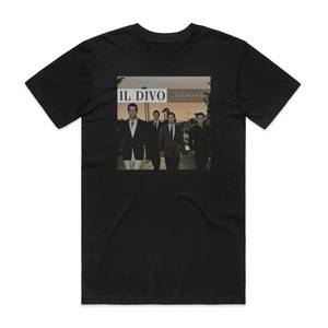 Il Divo Siempre Album Cover T-Shirt Black Il Divo Siempre Album Cover T-Shirt Black