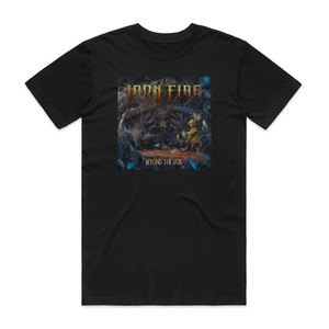 Iron Fire Beyond The Void Album Cover T-Shirt Black Iron Fire Beyond The Void Album Cover T-Shirt Black