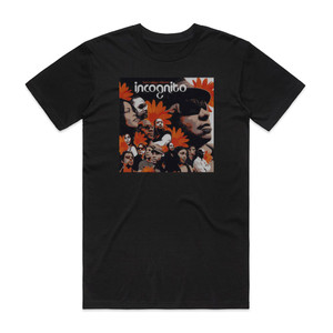 Incognito Bees Things Flowers Album Cover T-Shirt Black