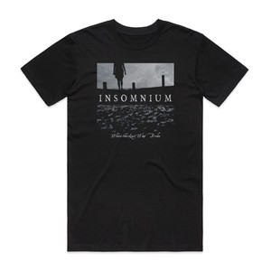 Insomnium Where The Last Wave Broke Album Cover T-Shirt Black Insomnium Where The Last Wave Broke Album Cover T-Shirt Black