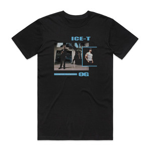 Ice-T Og Original Gangster Album Cover T-Shirt Black Ice-T Og Original Gangster Album Cover T-Shirt Black