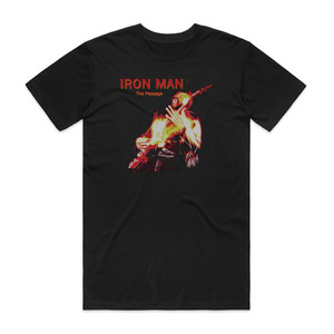 Iron Man The Passage Album Cover T-Shirt Black Iron Man The Passage Album Cover T-Shirt Black