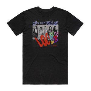ITZY Crazy In Love Album Cover T-Shirt Black ITZY Crazy In Love Album Cover T-Shirt Black