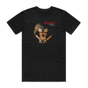Ilegales La Vida Es Fuego Album Cover T-Shirt Black Ilegales La Vida Es Fuego Album Cover T-Shirt Black