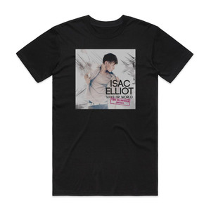 Isac Elliot Wake Up World Album Cover T-Shirt Black Isac Elliot Wake Up World Album Cover T-Shirt Black