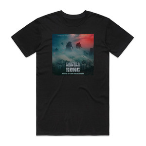 Junkie XL Godzilla Vs Kong Original Motion Picture Soundtrack Album Cover T-Shirt Black Junkie XL Godzilla Vs Kong Original Motion Picture Soundtrack Album Cover T-Shirt Black