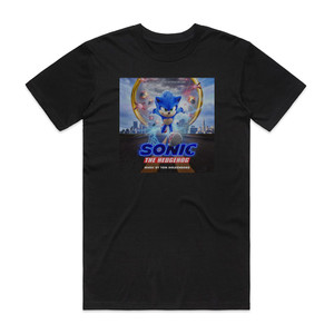 Junkie XL Sonic The Hedgehog Album Cover T-Shirt Black