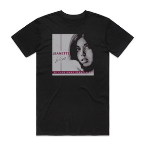 Jeanette De Cerca Album Cover T-Shirt Black