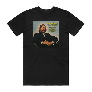 James Last 10 Years Non Stop Jubilee Album Album Cover T-Shirt Black James Last 10 Years Non Stop Jubilee Album Album Cover T-Shirt Black