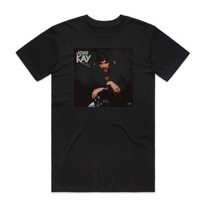 John Kay All In Good Time Album Cover T-Shirt Black John Kay All In Good Time Album Cover T-Shirt Black