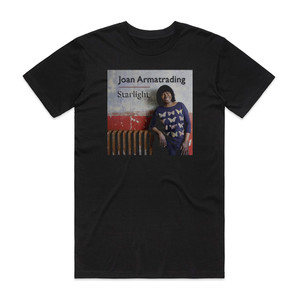 Joan Armatrading Starlight Album Cover T-Shirt Black Joan Armatrading Starlight Album Cover T-Shirt Black