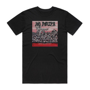 Jag Panzer Ample Destruction Album Cover T-Shirt Black Jag Panzer Ample Destruction Album Cover T-Shirt Black