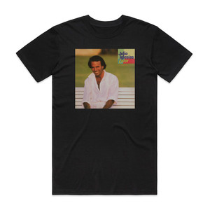 Julio Iglesias Calor Album Cover T-Shirt Black Julio Iglesias Calor Album Cover T-Shirt Black