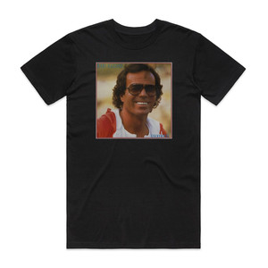 Julio Iglesias Momenti Album Cover T-Shirt Black Julio Iglesias Momenti Album Cover T-Shirt Black