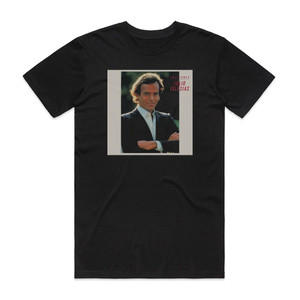 Julio Iglesias Emociones Album Cover T-Shirt Black Julio Iglesias Emociones Album Cover T-Shirt Black