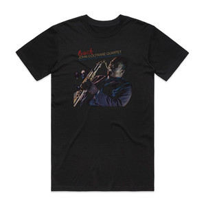 John Coltrane Crescent Album Cover T-Shirt Black John Coltrane Crescent Album Cover T-Shirt Black