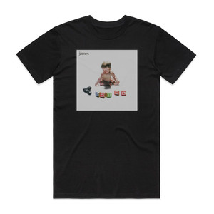James Hey Ma Album Cover T-Shirt Black James Hey Ma Album Cover T-Shirt Black
