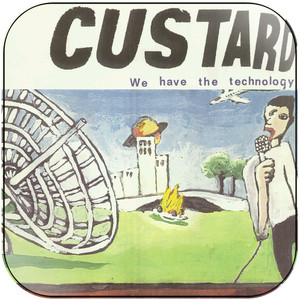 Custard We Have The Technology Album Cover Sticker Album Cover Sticker