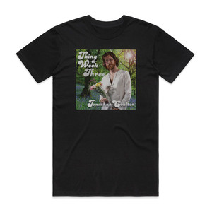 Jonathan Coulton Thing A Week Three Album Cover T-Shirt Black Jonathan Coulton Thing A Week Three Album Cover T-Shirt Black