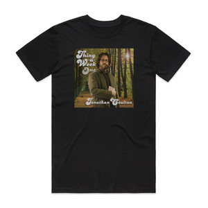 Jonathan Coulton Thing A Week One Album Cover T-Shirt Black