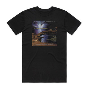 Jerry Goldsmith Frontiers Album Cover T-Shirt Black Jerry Goldsmith Frontiers Album Cover T-Shirt Black