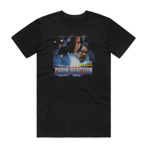Jerry Goldsmith Chain Reaction Album Cover T-Shirt Black Jerry Goldsmith Chain Reaction Album Cover T-Shirt Black