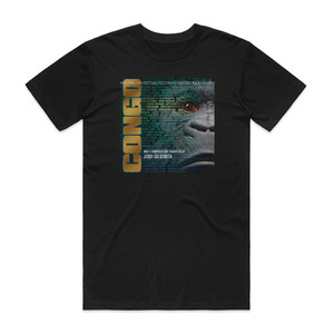 Jerry Goldsmith Congo Album Cover T-Shirt Black Jerry Goldsmith Congo Album Cover T-Shirt Black