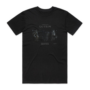 Jeremy Soule The Elder Scrolls V Skyrim The Original Game Soundtrack 1 Album Cover T-Shirt Black