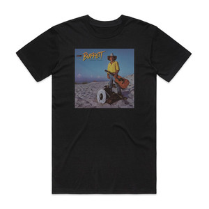 Jimmy Buffett Riddles In The Sand Album Cover T-Shirt Black