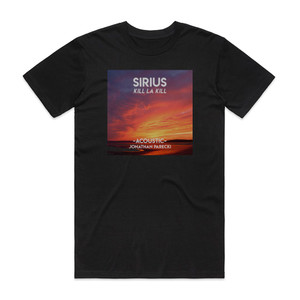 Jonathan Parecki Sirius From Kill La Kill Acoustic Album Cover T-Shirt Black