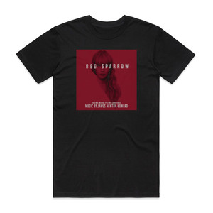 James Newton Howard Red Sparrow Album Cover T-Shirt Black James Newton Howard Red Sparrow Album Cover T-Shirt Black