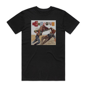 Jebediah Glee Sides And Sparities Album Cover T-Shirt Black Jebediah Glee Sides And Sparities Album Cover T-Shirt Black