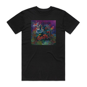 J Balvin Mi Gente Album Cover T-Shirt Black J Balvin Mi Gente Album Cover T-Shirt Black
