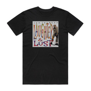 Joe Jackson Laughter Lust Album Cover T-Shirt Black