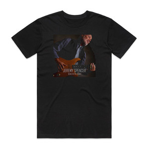 Jeremy Spencer Bend In The Road Album Cover T-Shirt Black Jeremy Spencer Bend In The Road Album Cover T-Shirt Black