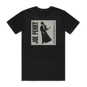 Joe Perry Sweetzerland Manifesto Album Cover T-Shirt Black Joe Perry Sweetzerland Manifesto Album Cover T-Shirt Black