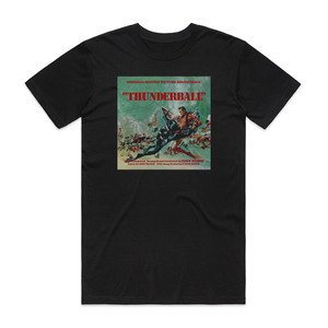John Barry Thunderball 1 Album Cover T-Shirt Black John Barry Thunderball 1 Album Cover T-Shirt Black