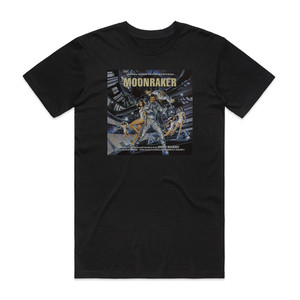 John Barry Moonraker 1 Album Cover T-Shirt Black John Barry Moonraker 1 Album Cover T-Shirt Black