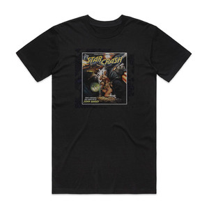 John Barry Starcrash Album Cover T-Shirt Black John Barry Starcrash Album Cover T-Shirt Black